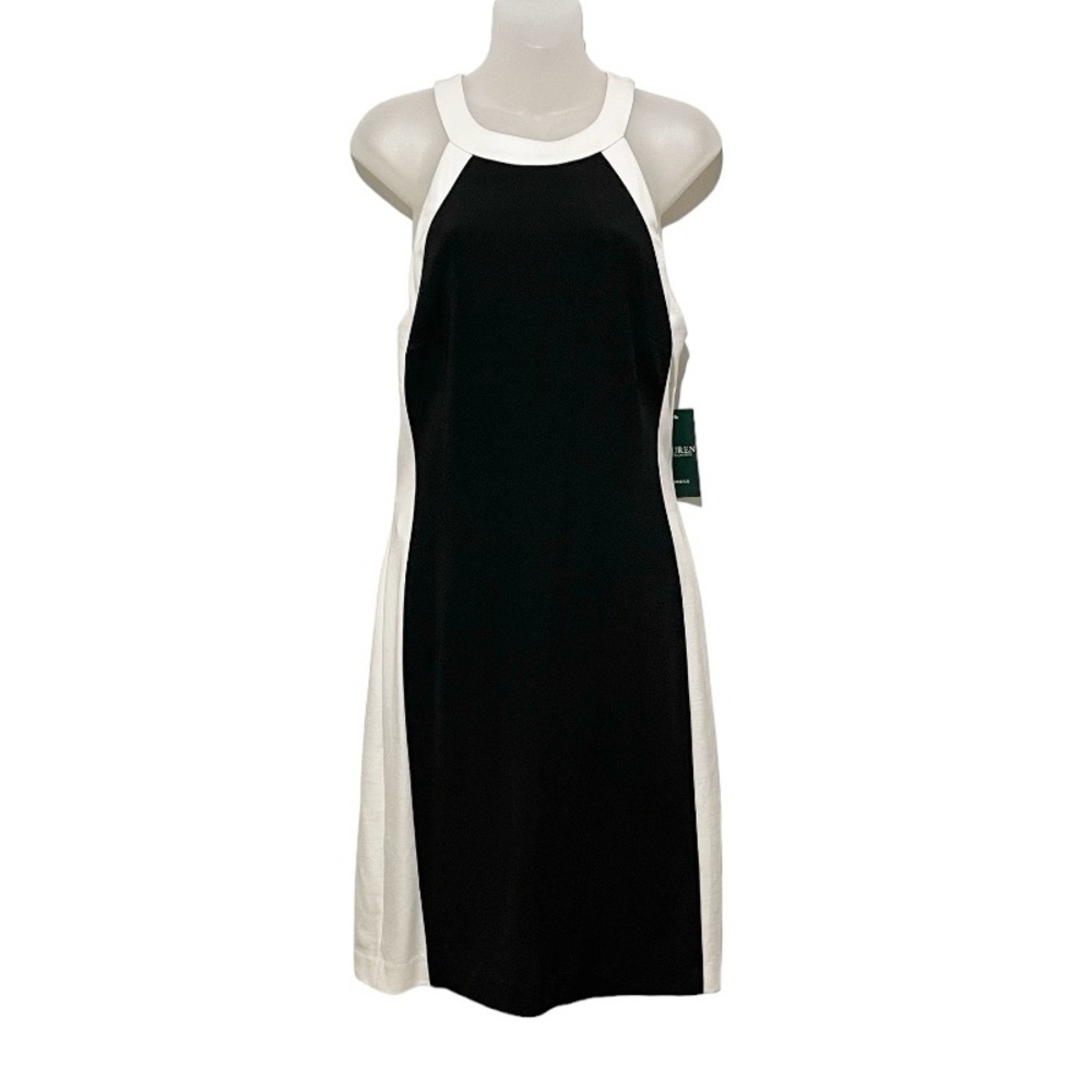 NWT Lauren Ralph Lauren Bodycon Halter Cocktail Dress